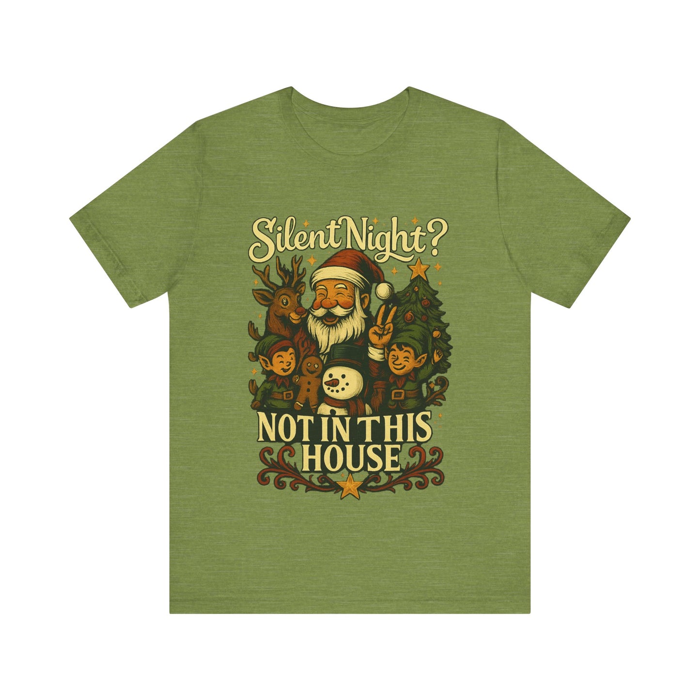 Christmas T-Shirt, Festive Holiday Tee, Christmas Shirt For Family Gatherings, Fun Gift for Friends, Cute Santa Design, Cozy Casual Wear