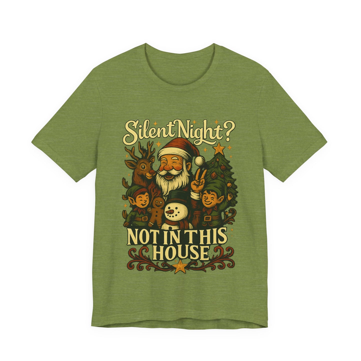 Christmas T-Shirt, Festive Holiday Tee, Christmas Shirt For Family Gatherings, Fun Gift for Friends, Cute Santa Design, Cozy Casual Wear