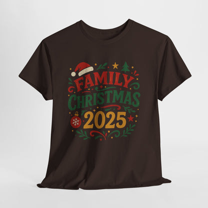 Family Christmas T-Shirt, Cotton T-Shirt, Holiday T-Shirt, Christmas Gift, Family Gathering T-Shirt, Festive Apparel