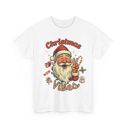 Festive Christmas Tee, Holiday Shirt, Unisex Cotton T-Shirt, Gift for Him, Christmas Vibes Tee, Casual Wear
