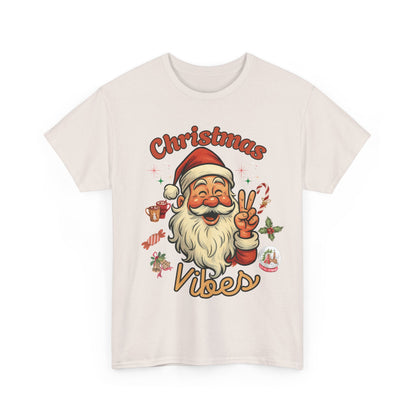 Festive Christmas Tee, Holiday Shirt, Unisex Cotton T-Shirt, Gift for Him, Christmas Vibes Tee, Casual Wear
