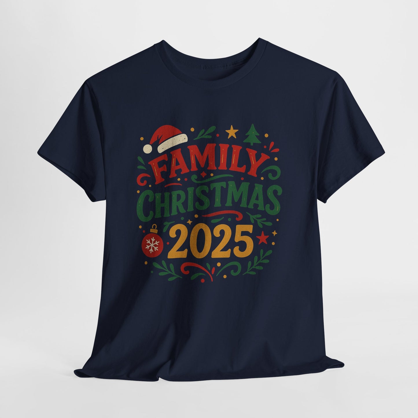Family Christmas T-Shirt, Cotton T-Shirt, Holiday T-Shirt, Christmas Gift, Family Gathering T-Shirt, Festive Apparel