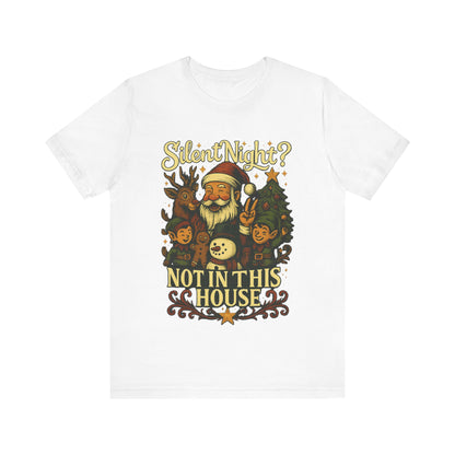 Christmas T-Shirt, Festive Holiday Tee, Christmas Shirt For Family Gatherings, Fun Gift for Friends, Cute Santa Design, Cozy Casual Wear