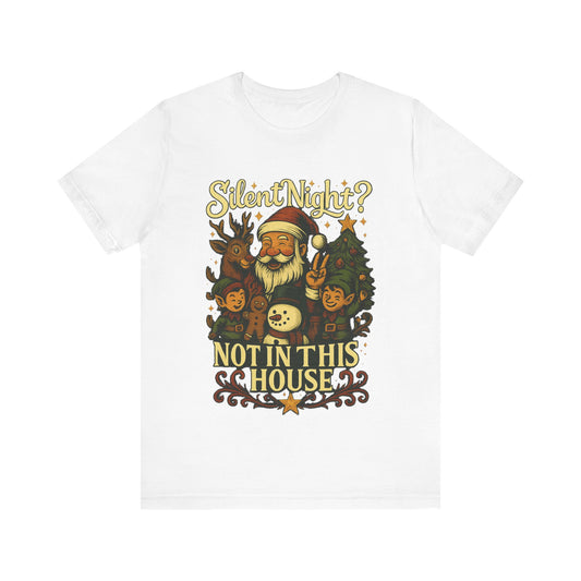 Christmas T-Shirt, Festive Holiday Tee, Christmas Shirt For Family Gatherings, Fun Gift for Friends, Cute Santa Design, Cozy Casual Wear