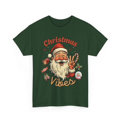 Festive Christmas Tee, Holiday Shirt, Unisex Cotton T-Shirt, Gift for Him, Christmas Vibes Tee, Casual Wear