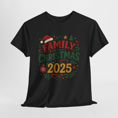 Family Christmas T-Shirt, Cotton T-Shirt, Holiday T-Shirt, Christmas Gift, Family Gathering T-Shirt, Festive Apparel