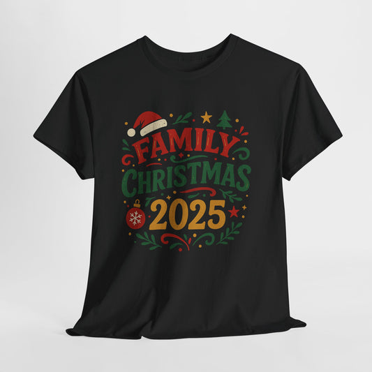 Family Christmas T-Shirt, Cotton T-Shirt, Holiday T-Shirt, Christmas Gift, Family Gathering T-Shirt, Festive Apparel