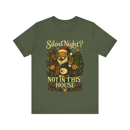 Christmas T-Shirt, Festive Holiday Tee, Christmas Shirt For Family Gatherings, Fun Gift for Friends, Cute Santa Design, Cozy Casual Wear